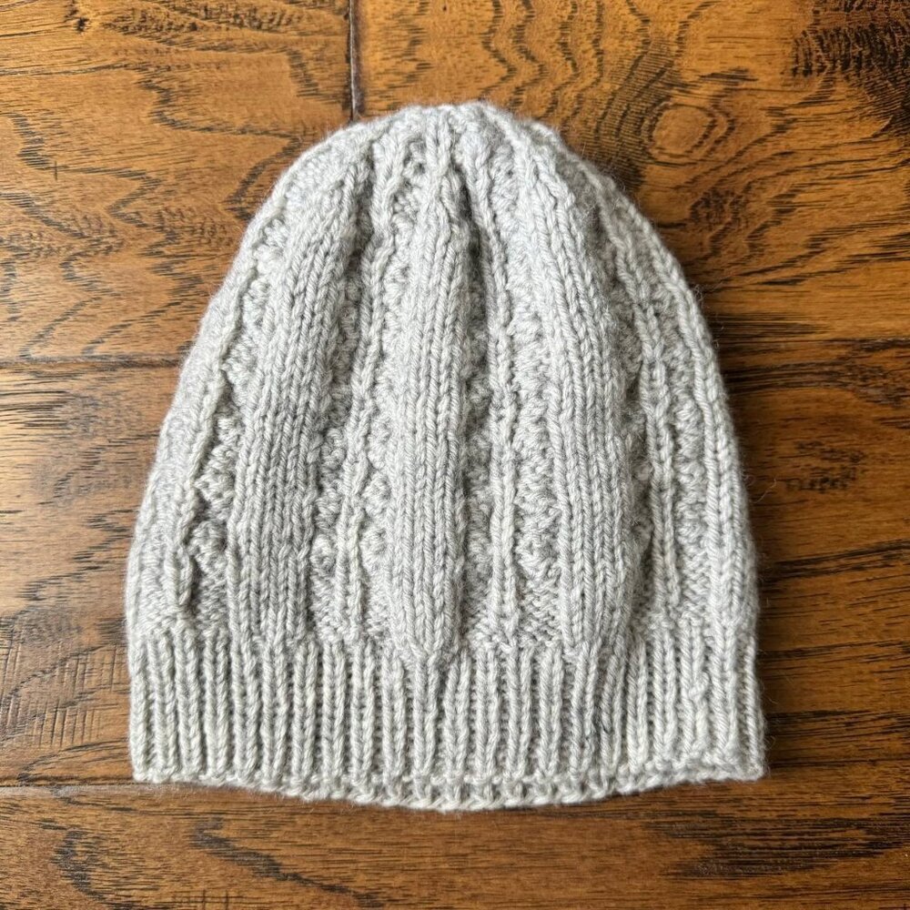 NWOT! Women’s Wool Blend Beanie Hat.  Color: grey.